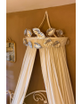 Dosel Ninfa hojas plata
