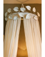 Dosel Ninfa hojas plata