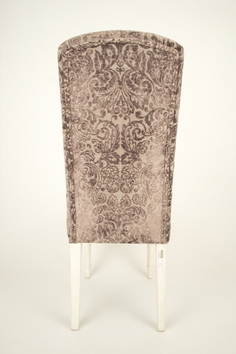 Silla tapizada respaldo alto